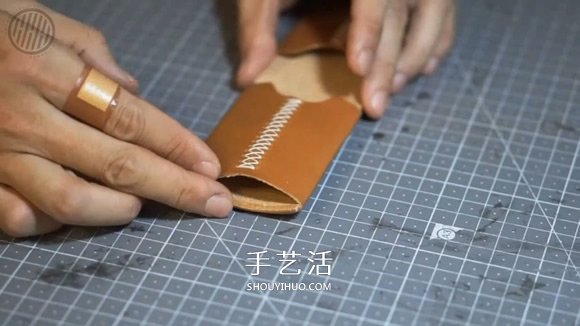 自制男士雙折皮革錢包的詳細制作步驟圖 -  rpnrmr.com