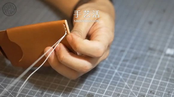 自制男士雙折皮革錢包的詳細制作步驟圖 -  rpnrmr.com