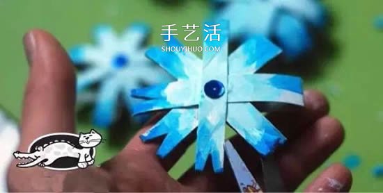 簡單又美麗卷紙筒雪花掛飾手工制作教程 -  rpnrmr.com