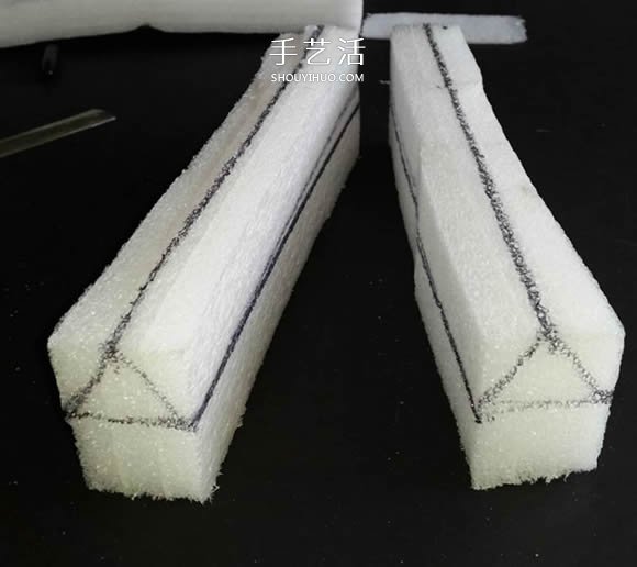 用泡沫板做雙體帆船的制作方法圖解教程 -  rpnrmr.com