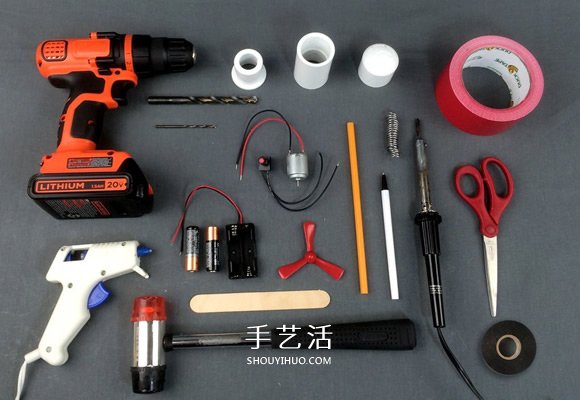 自制電動飛行竹蜻蜓的制作方法詳細圖解教程 -  rpnrmr.com