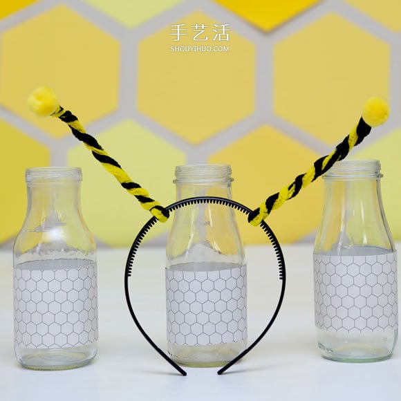 變身小蜜蜂！用扭扭棒做蜜蜂頭飾的制作方法 -  rpnrmr.com