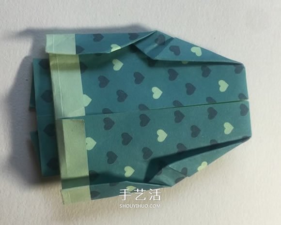 手工折紙西服的折法圖解教程 簡單又漂亮！ -  rpnrmr.com