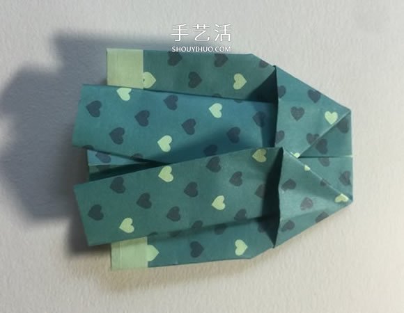 手工折紙西服的折法圖解教程 簡單又漂亮！ -  rpnrmr.com