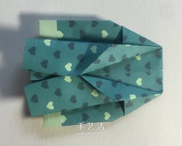 手工折紙西服的折法圖解教程 簡單又漂亮！ -  rpnrmr.com