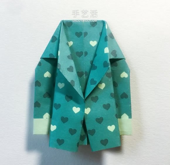 手工折紙西服的折法圖解教程 簡單又漂亮！ -  rpnrmr.com