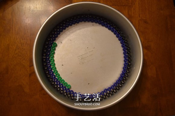 塑料串珠放入烤箱 DIY制作精美糖果盤的做法 -  rpnrmr.com