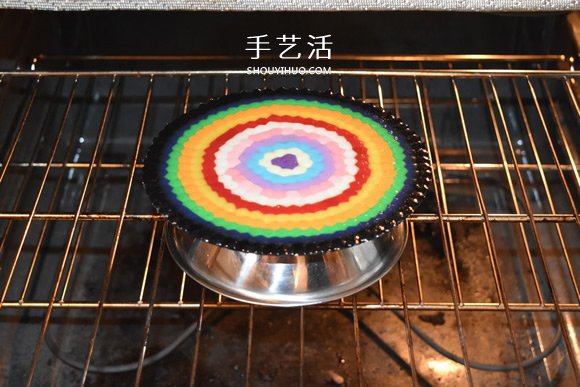塑料串珠放入烤箱 DIY制作精美糖果盤的做法 -  rpnrmr.com