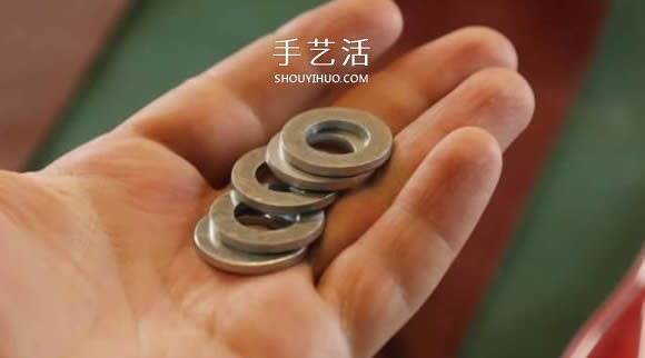 金屬墊圈DIY制作皮革手鐲 送男友的好禮物！ -  rpnrmr.com