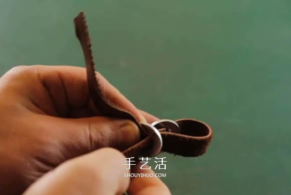 金屬墊圈DIY制作皮革手鐲 送男友的好禮物！ -  rpnrmr.com