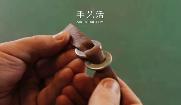 金屬墊圈DIY制作皮革手鐲 送男友的好禮物！ -  rpnrmr.com