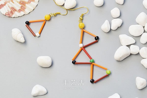 適合新手的串珠耳環(huán)DIY制作圖解教程 -  rpnrmr.com