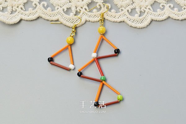 適合新手的串珠耳環(huán)DIY制作圖解教程 -  rpnrmr.com