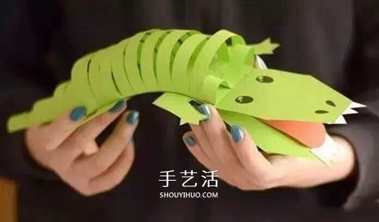 幼兒園手工制作卡紙鱷魚的方法 簡單又好玩！ -  rpnrmr.com