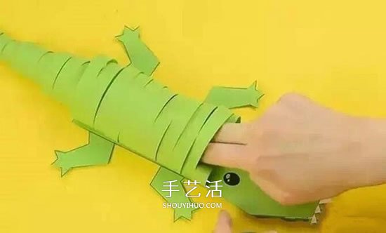 幼兒園手工制作卡紙鱷魚的方法 簡單又好玩！ -  rpnrmr.com