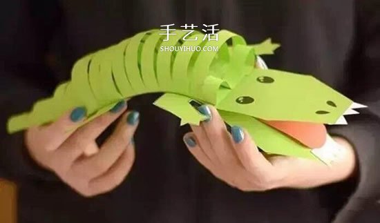 幼兒園手工制作卡紙鱷魚的方法 簡單又好玩！ -  rpnrmr.com