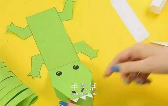 幼兒園手工制作卡紙鱷魚的方法 簡單又好玩！ -  rpnrmr.com