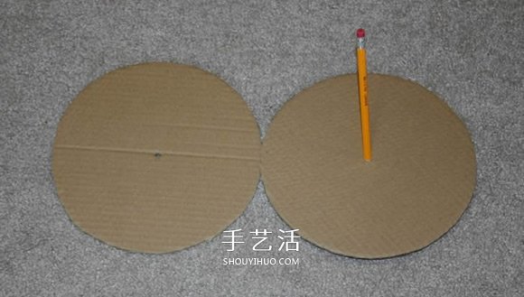 硬紙板手工制作摩天輪玩具的方法教程 -  rpnrmr.com
