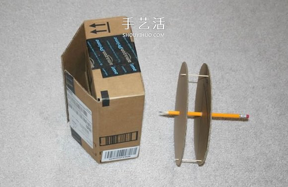 硬紙板手工制作摩天輪玩具的方法教程 -  rpnrmr.com
