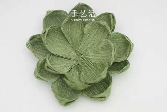 皺紋紙手工制作逼真多肉植物裝飾擺件的方法 -  rpnrmr.com