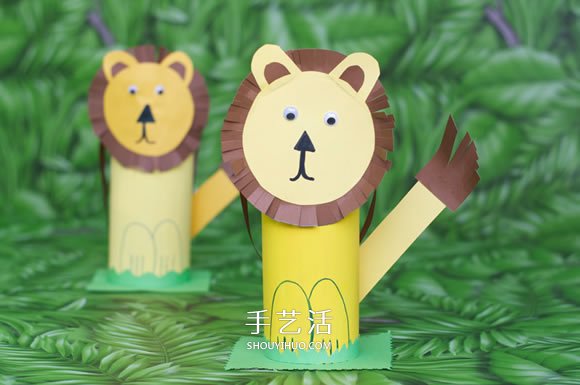 幼兒園手工制作獅子紙籃子的方法圖解 -  rpnrmr.com
