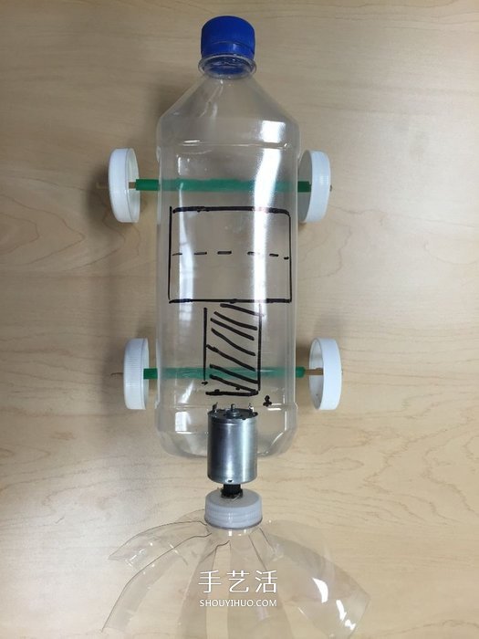 自制電動風力車玩具的制作方法教程 -  rpnrmr.com