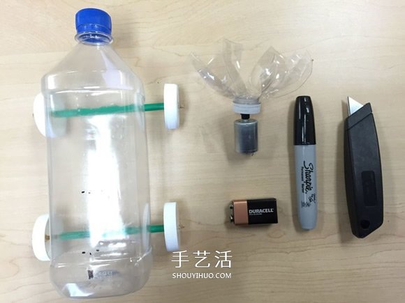 自制電動風力車玩具的制作方法教程 -  rpnrmr.com