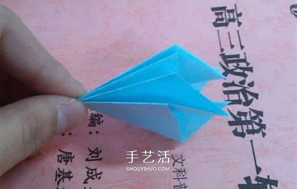 簡單折紙百合花的折疊方法過程圖解 -  rpnrmr.com
