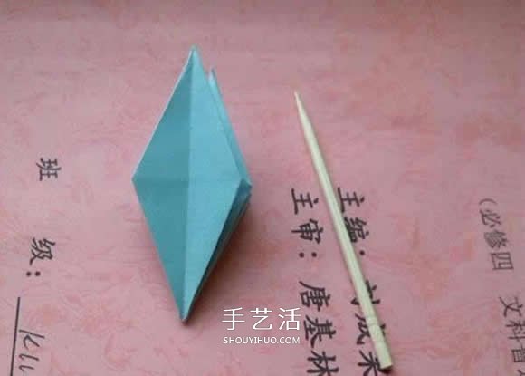 簡單折紙百合花的折疊方法過程圖解 -  rpnrmr.com