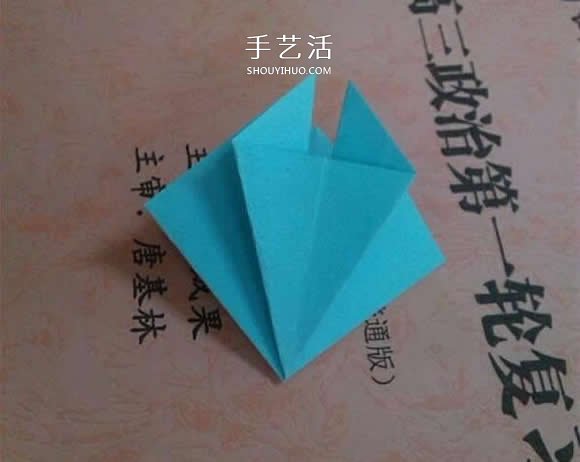 簡單折紙百合花的折疊方法過程圖解 -  rpnrmr.com
