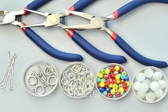 自制紅黃兩色寶石手鏈的制作方法步驟圖解 -  rpnrmr.com
