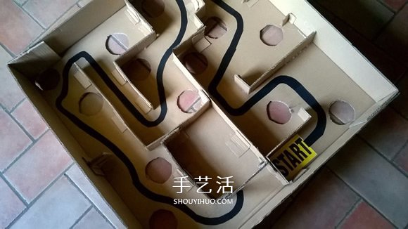 紙箱制作迷宮玩具的方法 能讓兩個人一起玩！ -  rpnrmr.com