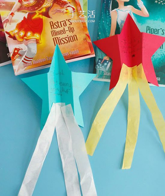 幼兒園用紙手工制作許愿流星的方法 -  rpnrmr.com