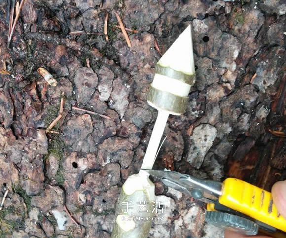 自制陀螺的方法 用樹(shù)枝雕刻制作而成！ -  rpnrmr.com