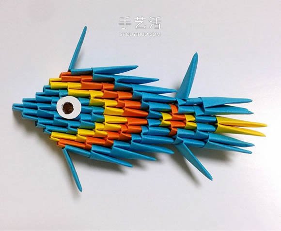 簡單又可愛的三角插小魚的制作方法圖解 -  rpnrmr.com