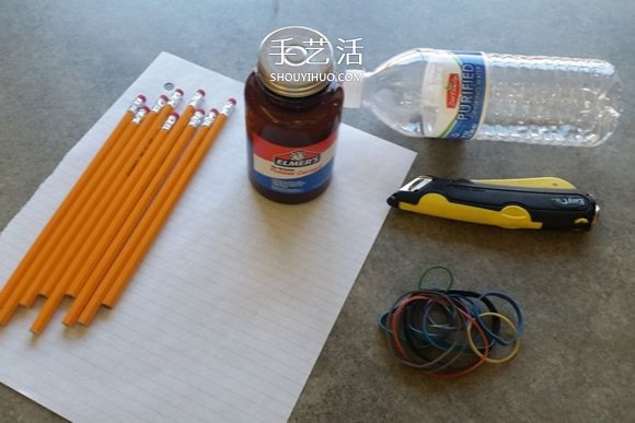 投石機的簡單小制作 幾根鉛筆就可以搞定！ -  rpnrmr.com