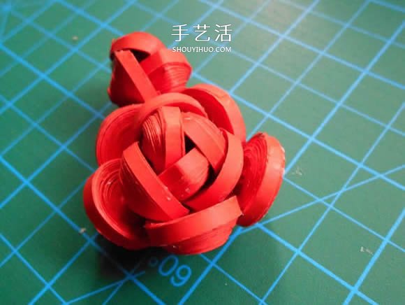 衍紙手工制作絕美玫瑰花的方法圖解 -  rpnrmr.com