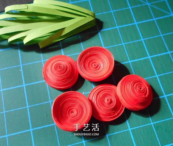 衍紙手工制作絕美玫瑰花的方法圖解 -  rpnrmr.com