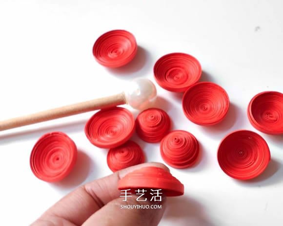 衍紙手工制作絕美玫瑰花的方法圖解 -  rpnrmr.com