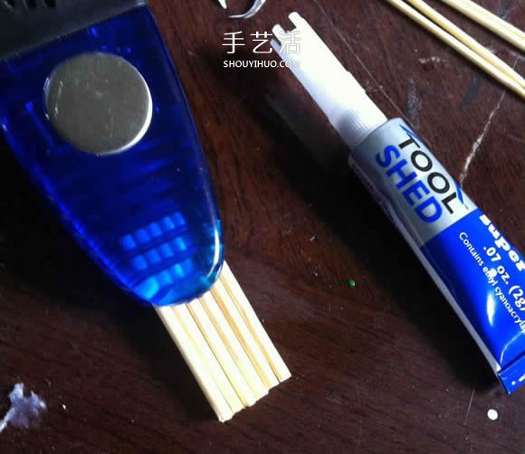 烤串竹簽廢物利用 手工制作迷你浮橋船的方法 -  rpnrmr.com