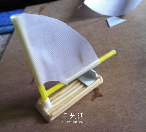 烤串竹簽廢物利用 手工制作迷你浮橋船的方法 -  rpnrmr.com