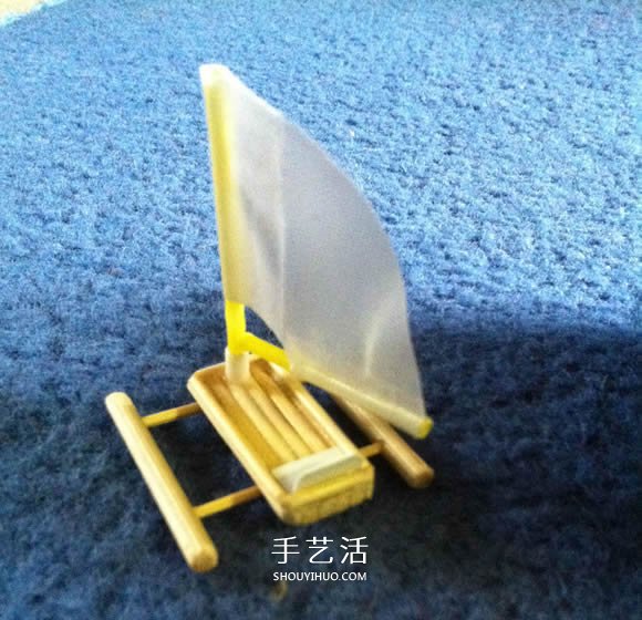 烤串竹簽廢物利用 手工制作迷你浮橋船的方法 -  rpnrmr.com