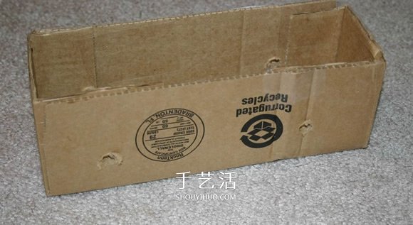 用紙板箱手工制作橡皮筋動(dòng)力車的方法 -  rpnrmr.com