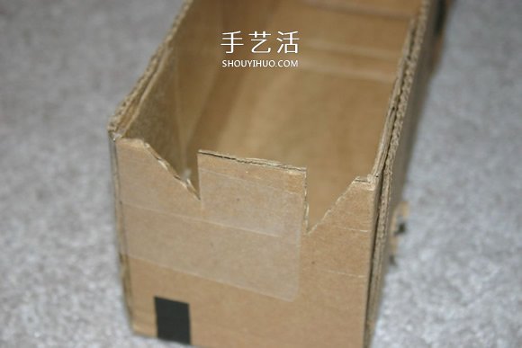 用紙板箱手工制作橡皮筋動(dòng)力車的方法 -  rpnrmr.com