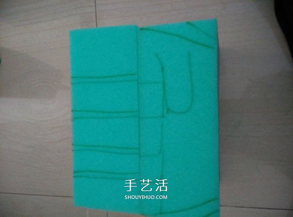 海綿手工制作綠巨人手套的方法 -  rpnrmr.com