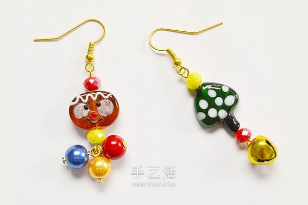 圣誕風(fēng)格串珠耳環(huán)的制作方法圖解 -  rpnrmr.com