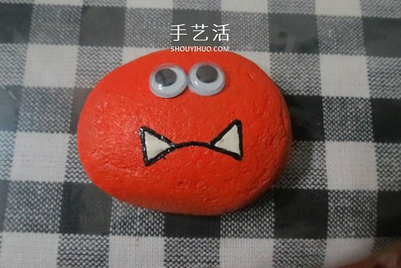 萬圣節(jié)怪物石頭畫入門教程 -  rpnrmr.com