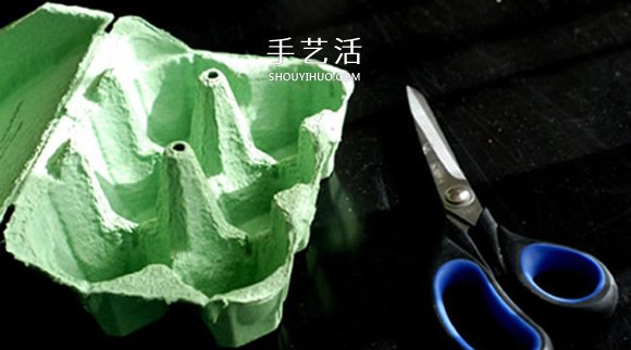 雞蛋托手工制作蘑菇的方法 -  rpnrmr.com