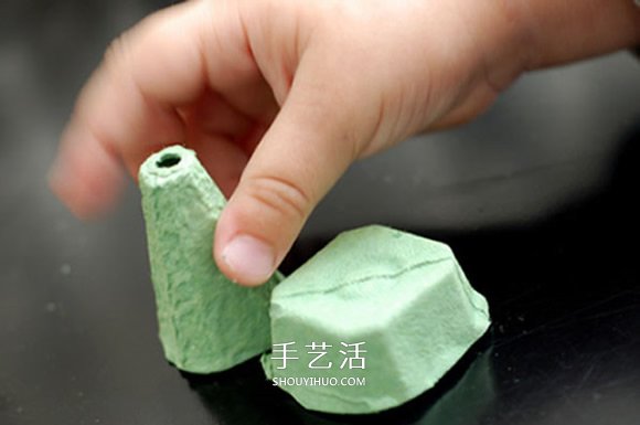 雞蛋托手工制作蘑菇的方法 -  rpnrmr.com