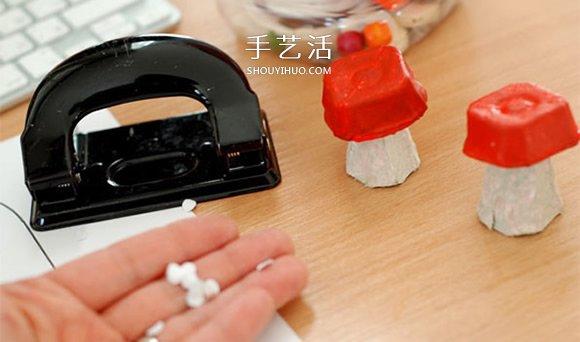 雞蛋托手工制作蘑菇的方法 -  rpnrmr.com